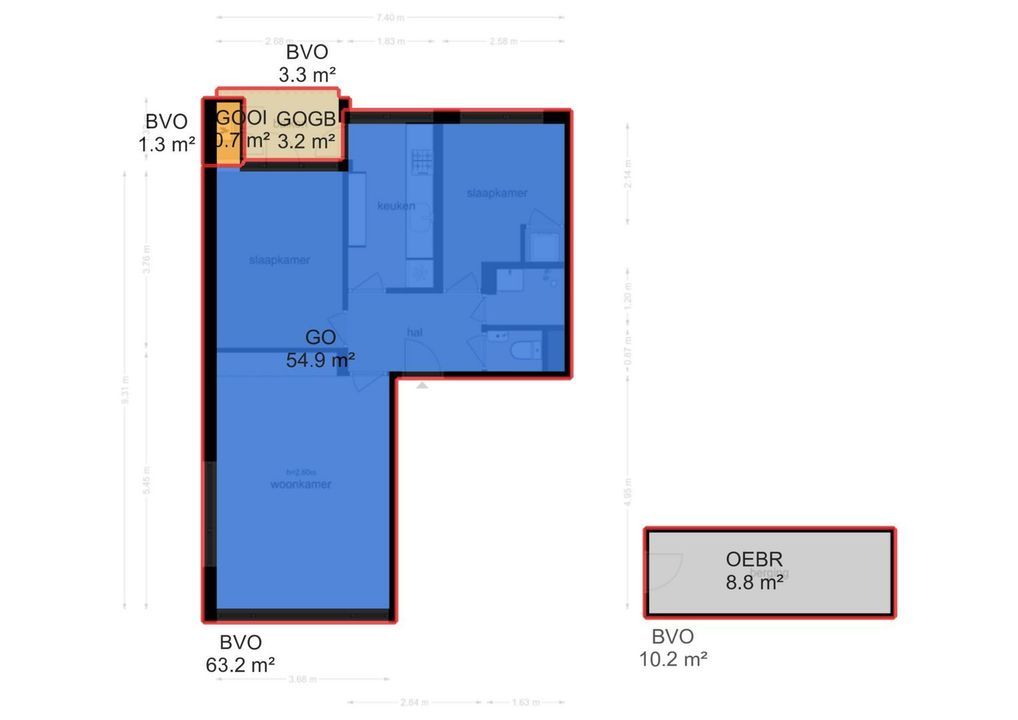 Prinses Beatrixlaan 426, Voorburg plattegrond-29