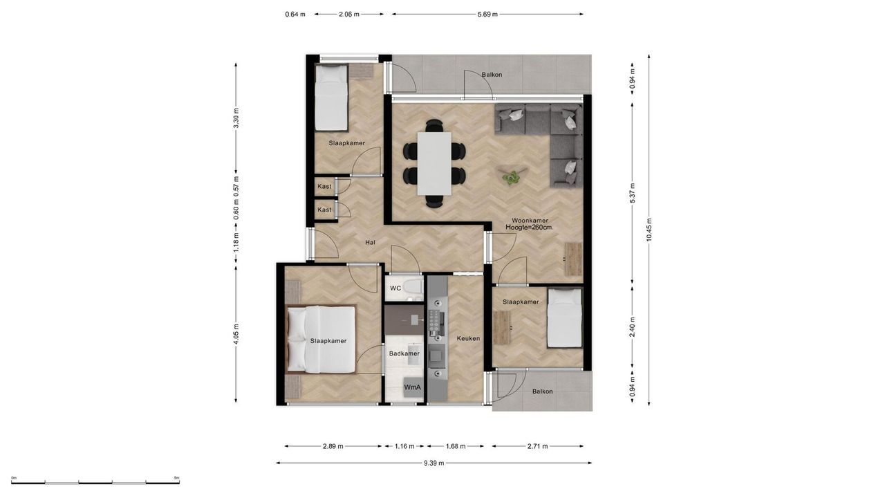 Brahmslaan 275, Leiden plattegrond-57