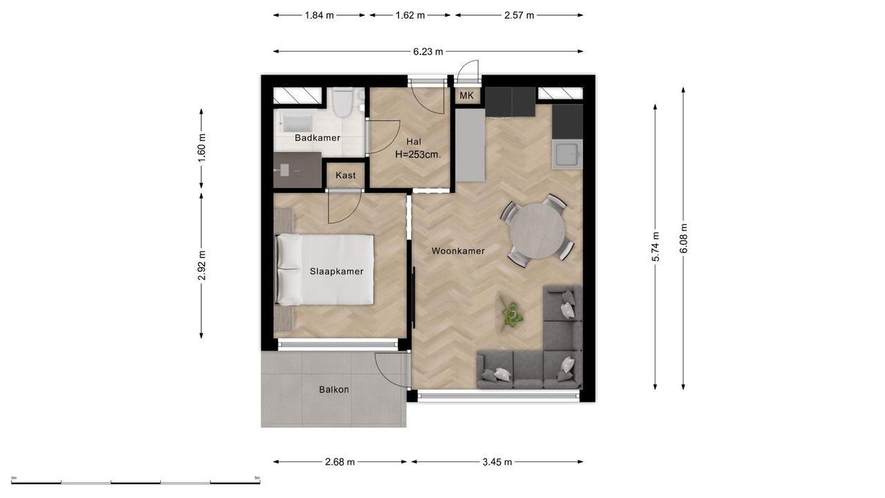 Bachstraat 114, Leiden plattegrond-26