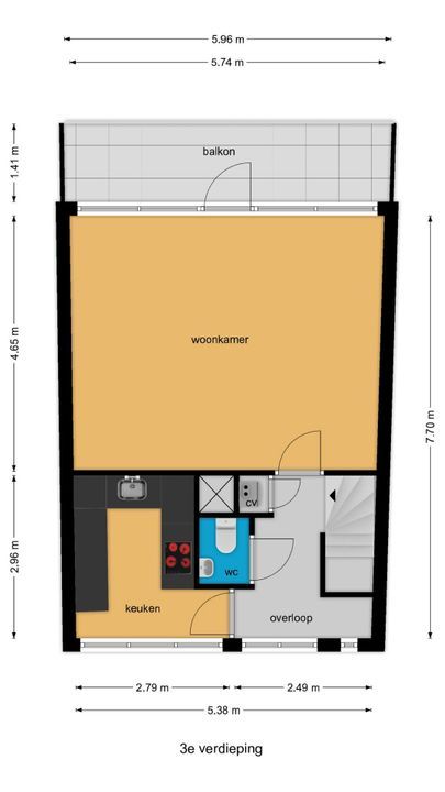 Ir. van der Sluijsplantsoen 47, Den Haag plattegrond-36
