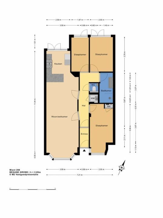Mient 298, Den Haag plattegrond-55