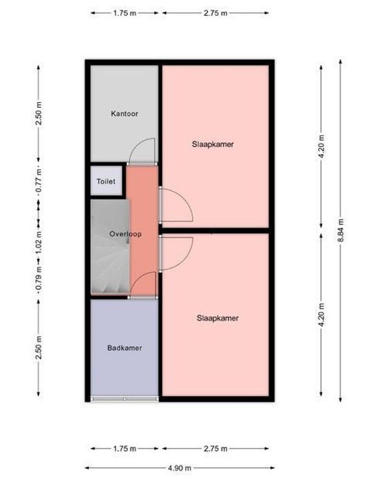 Saffierstraat 76, Leiden plattegrond-25
