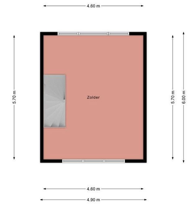 Saffierstraat 76, Leiden plattegrond-25