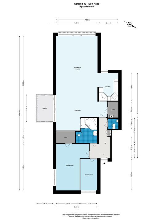 Gotland 40, Den Haag plattegrond-27