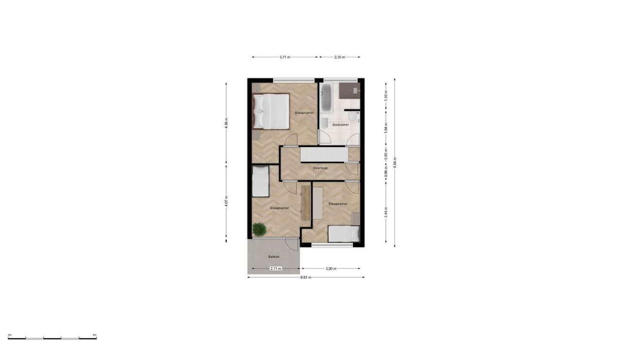 Korenbloem 10, Leiden plattegrond-54