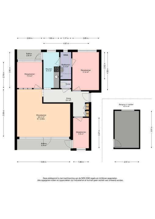 Brahmslaan 265, Leiden plattegrond-28