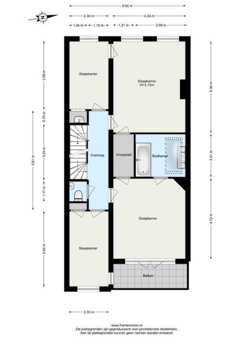 Rozenburglaan 56, Rotterdam plattegrond-48