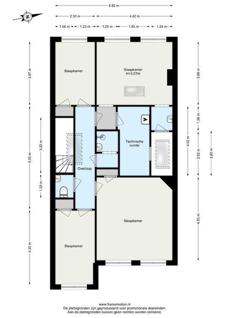 Rozenburglaan 56, Rotterdam plattegrond-48