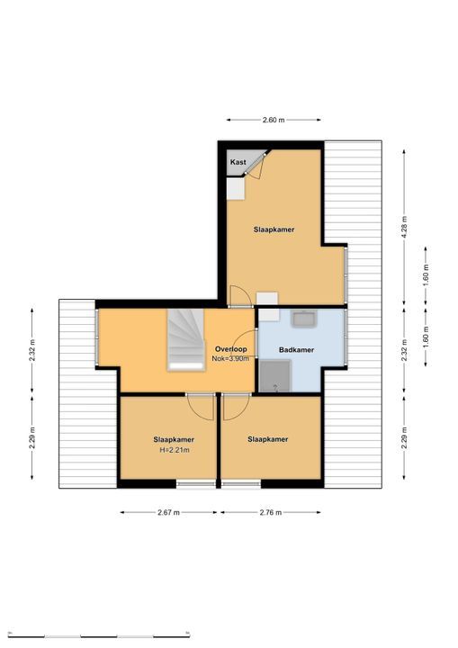 Kanaaldijk 1, Hollandsche Rading plattegrond-16