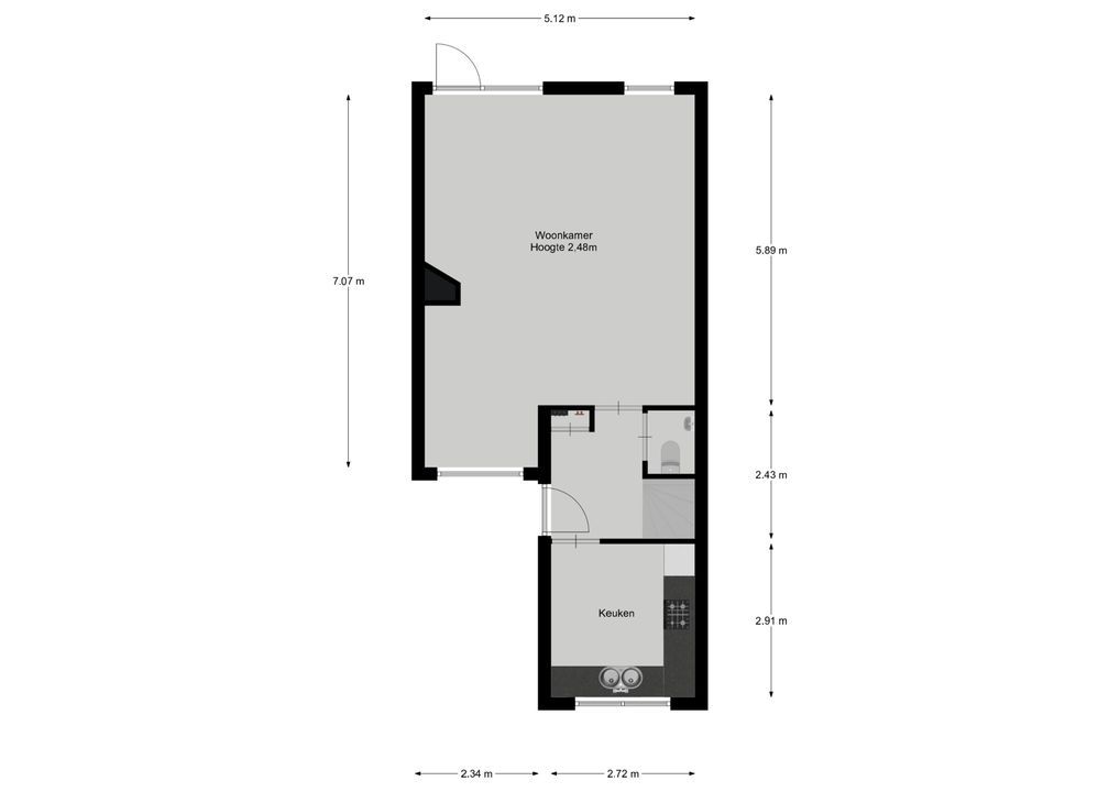 Pijlkruid 17, Kortenhoef plattegrond-14