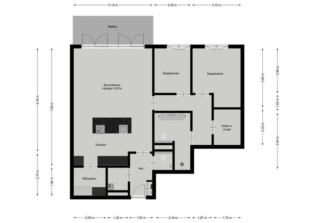 Vaartweg 89 L, Hilversum plattegrond-17