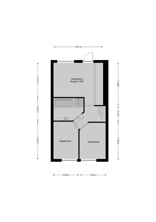 Koningsstraat 136, Hilversum plattegrond-16