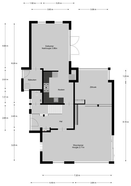 Vredelaan 19, Laren plattegrond-33