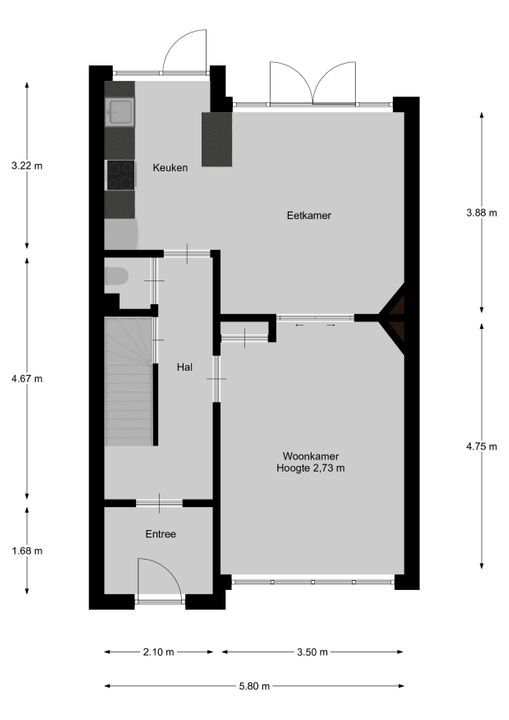 Simon Stevinweg 4 c, Bussum plattegrond-26