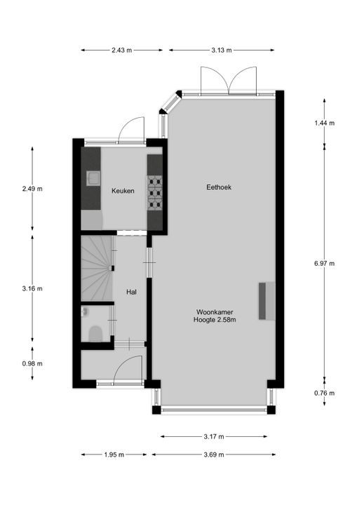 Zaadkorrel 14, Eemnes plattegrond-16