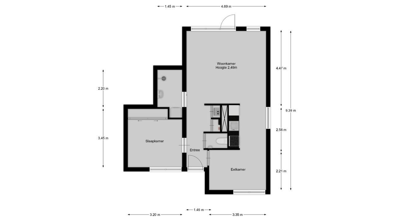 Utrechtseweg 13 1, Hilversum plattegrond-16