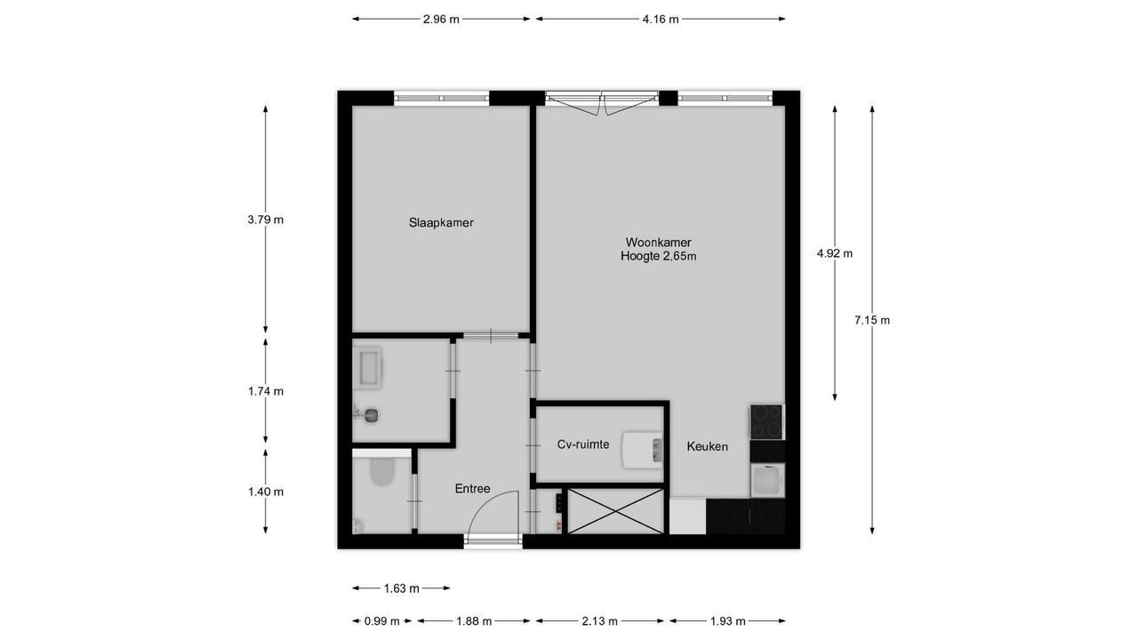 Oude Torenstraat 1 C14, Hilversum plattegrond-18