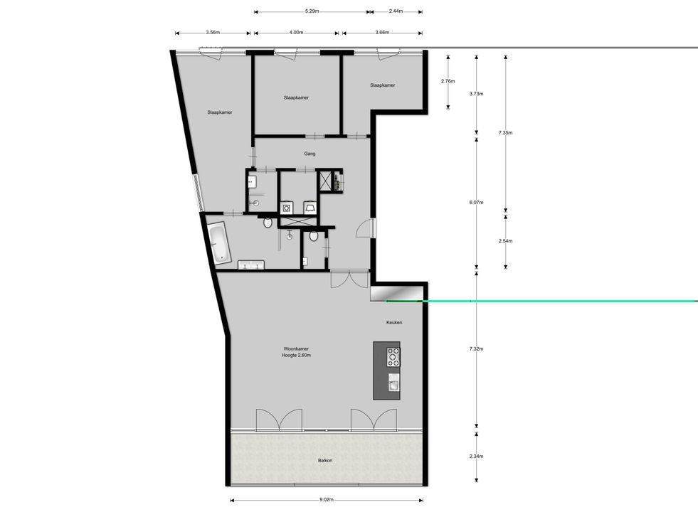 Vaartweg 182 A, Hilversum plattegrond-24