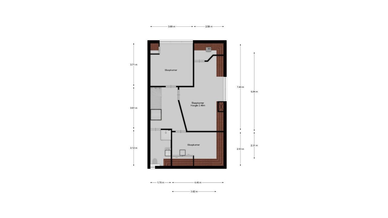 Emmastraat 54 A, Hilversum plattegrond-19