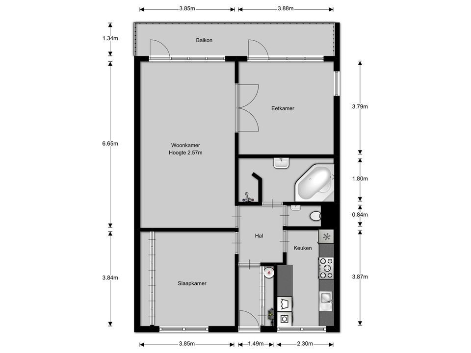 Claudiagaarde 39, Bussum plattegrond-15