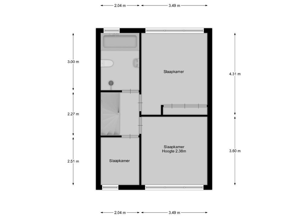 B. van Rooijenstraat 15, Naarden plattegrond-19