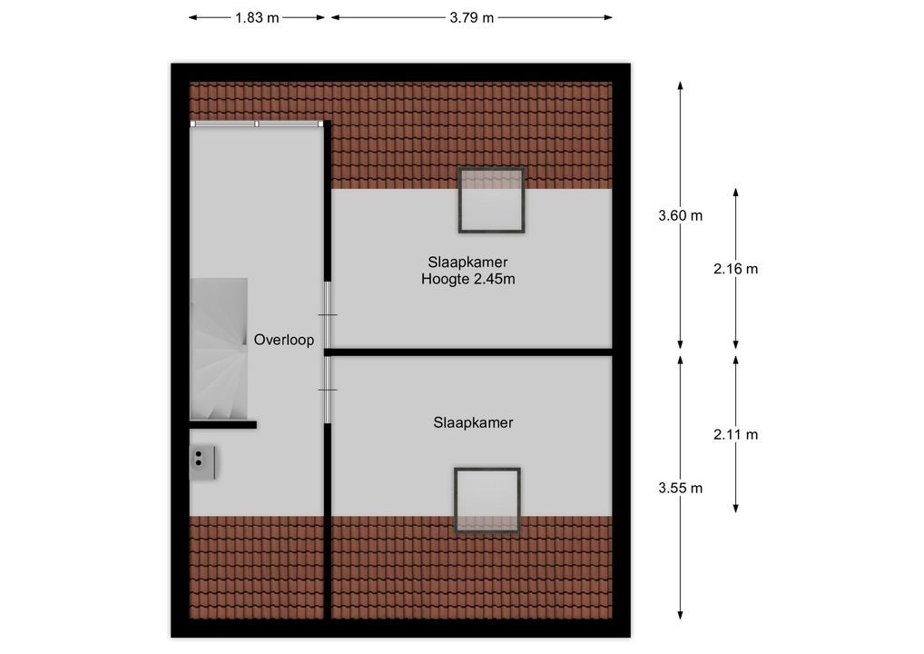 B. van Rooijenstraat 15, Naarden plattegrond-19