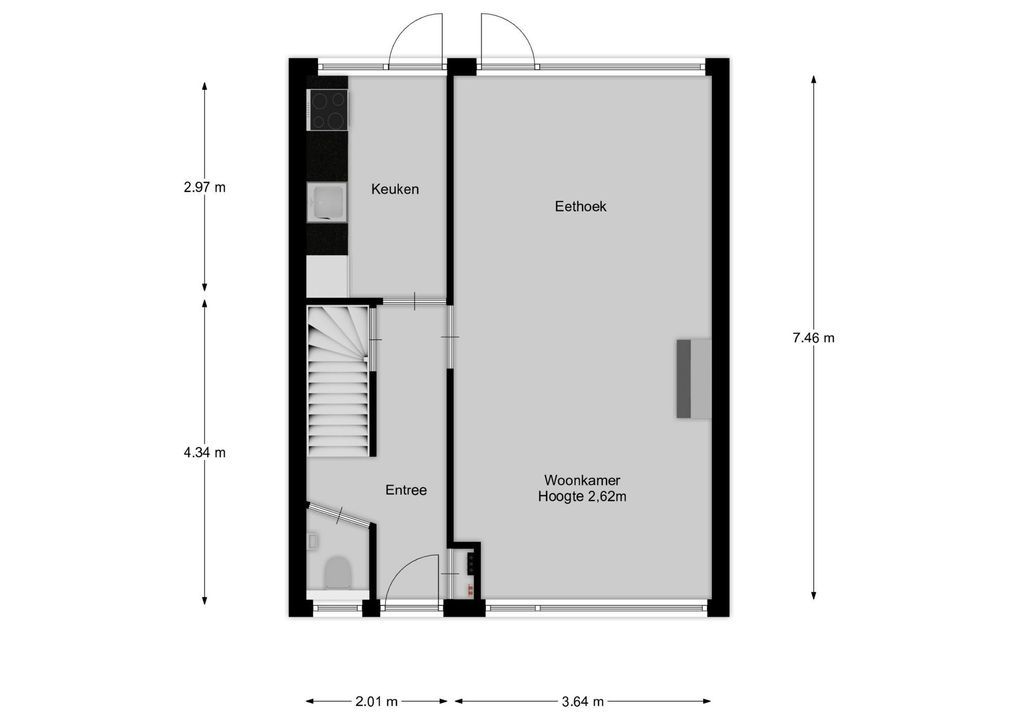 Claes Heynensoenlaan 26, Kortenhoef plattegrond-25