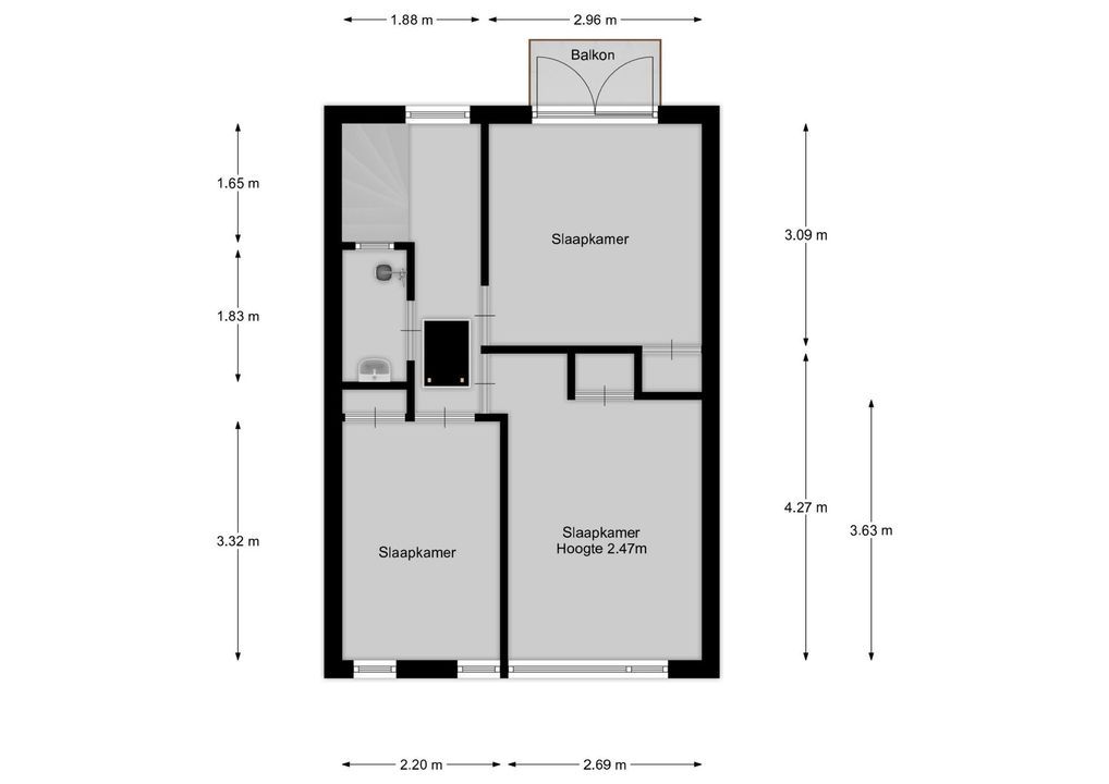 J.P. Coenstraat 130, Hilversum plattegrond-16