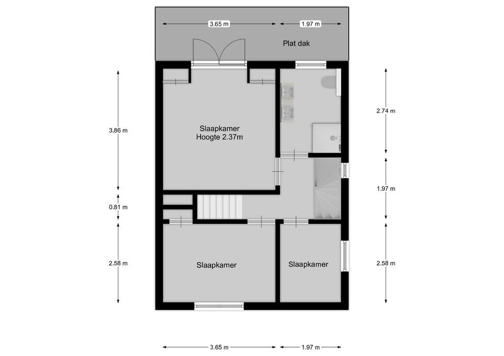 Mr.Johannes Sandersonhof 14, Kortenhoef plattegrond-22