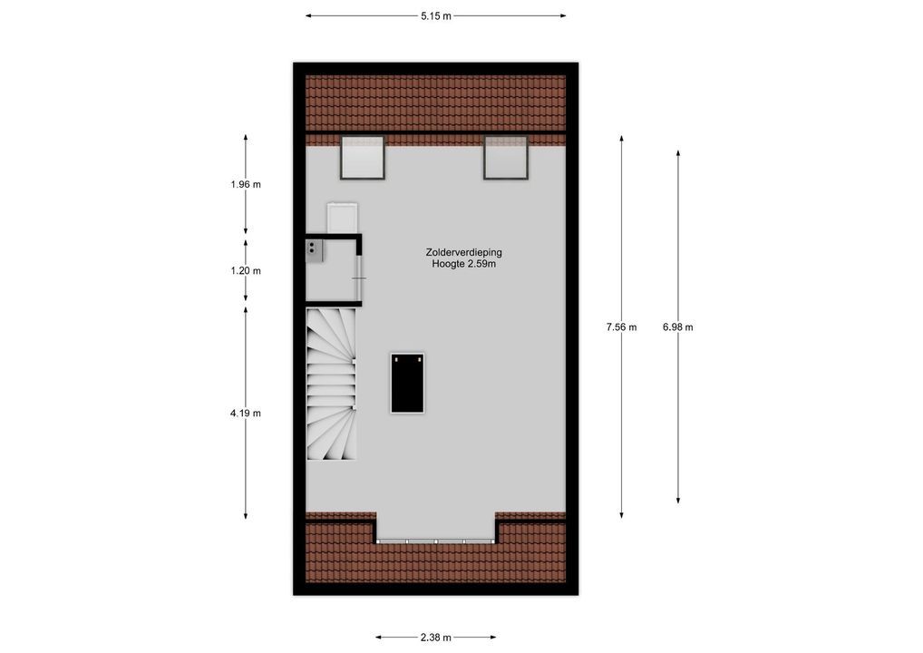 Zuidereinde 252 a, 's-Graveland plattegrond-30