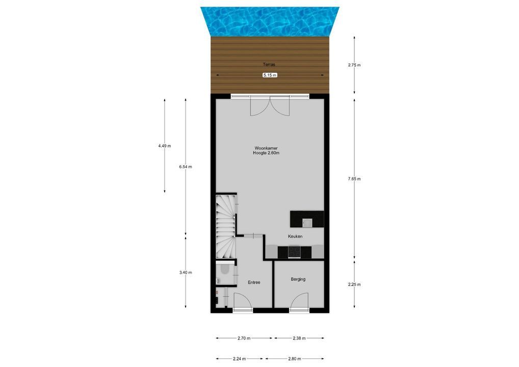 Zuidereinde 252 a, 's-Graveland plattegrond-30