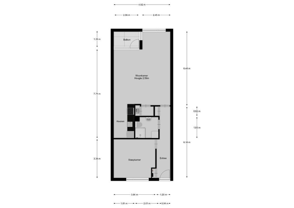 Havenstraat 123 1, Hilversum plattegrond-17