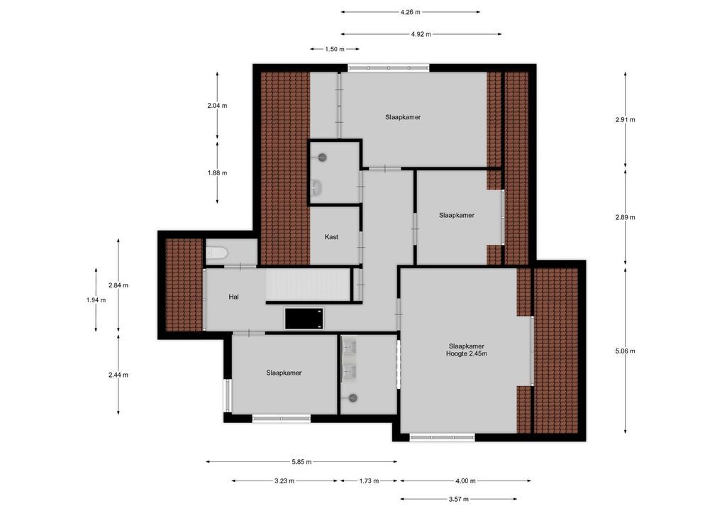 Kerklaan 38, Kortenhoef plattegrond-37