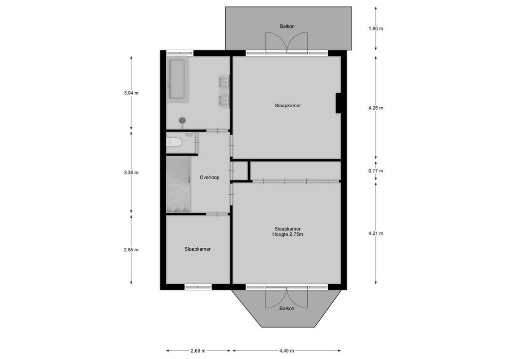 Nieuwe 's-Gravelandseweg 5 B, Bussum plattegrond-42