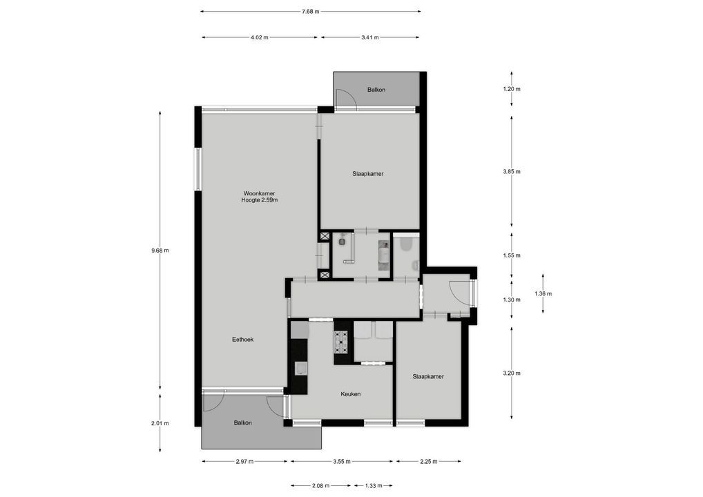 Merelhof 9, Bussum plattegrond-20