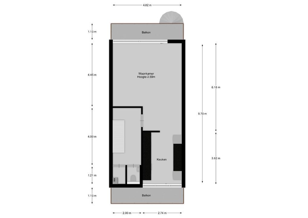 Loefzij 51, Huizen plattegrond-27