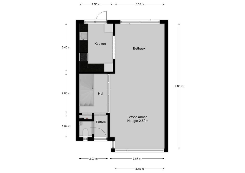Aaltje Noordewierlaan 76, Bussum plattegrond-30