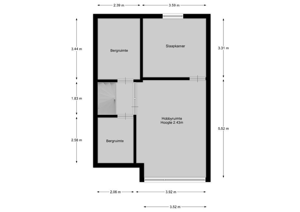 Aaltje Noordewierlaan 76, Bussum plattegrond-30