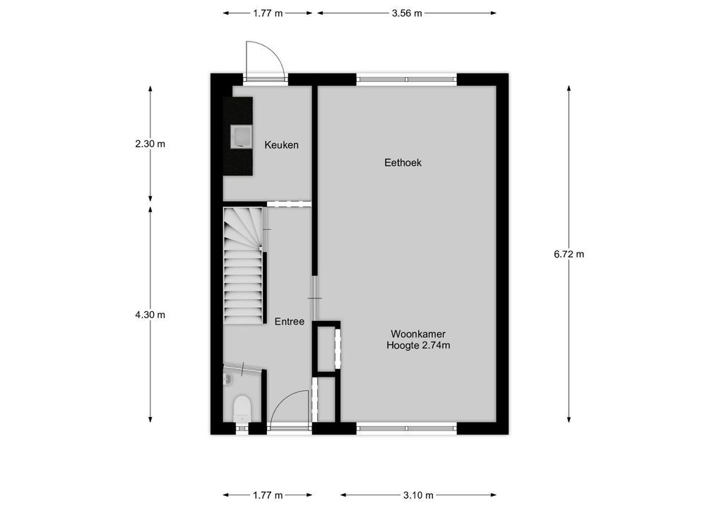 T.B. Huurmanlaan 37, Bussum plattegrond-20
