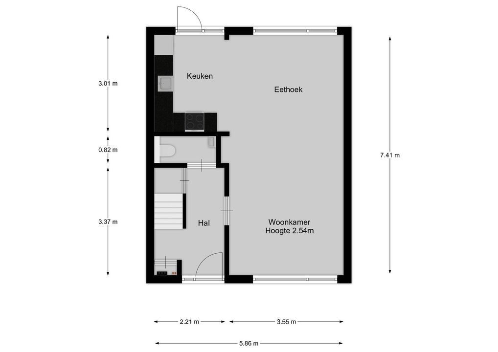 Eslaan 16, Kortenhoef plattegrond-22