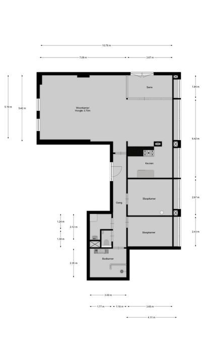 Larenseweg 36 F, Hilversum plattegrond-21