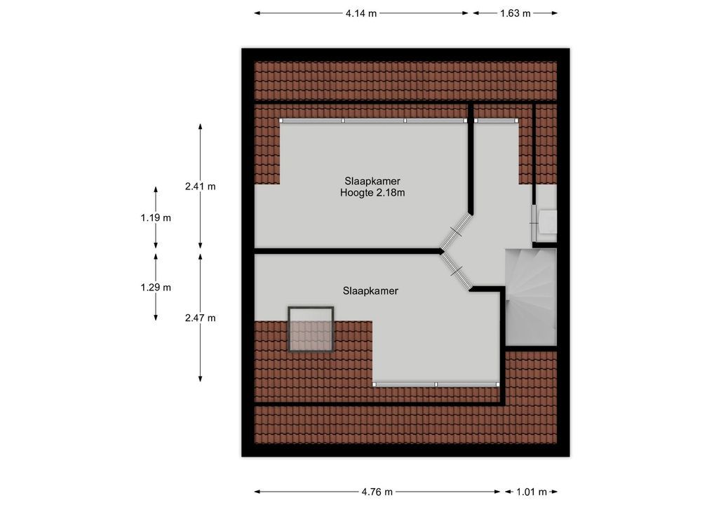 Dodaarslaan 13, Kortenhoef plattegrond-20