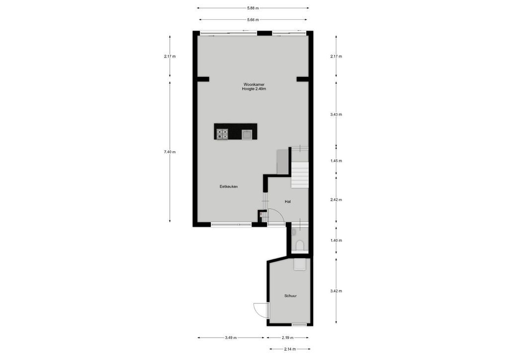 Dodaarslaan 13, Kortenhoef plattegrond-20