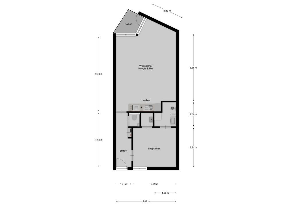 Koningsstraat 65 28, Hilversum plattegrond-19