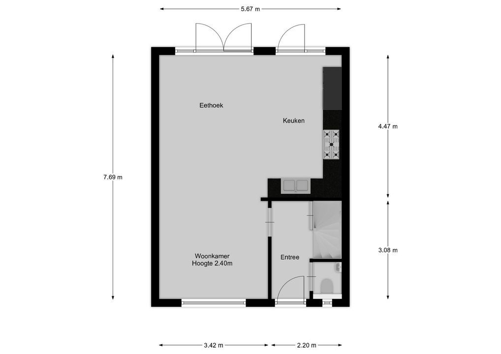 Soerstraat 36, Bussum plattegrond-25