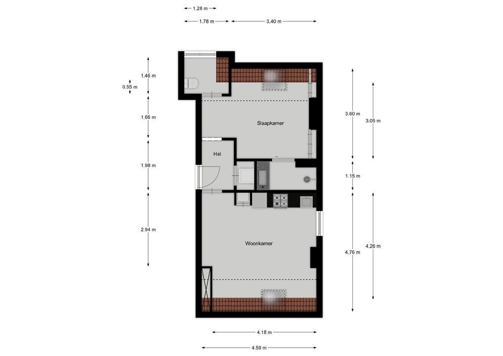 Noordereinde 49 d, 's-Graveland plattegrond-26