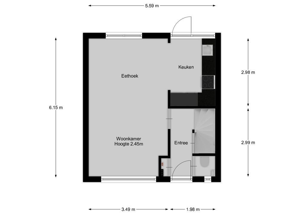Willem Pauwstraat 22, Kortenhoef plattegrond-18