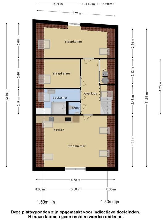 Nieuwe Binnenweg 167 D, Rotterdam plattegrond-25
