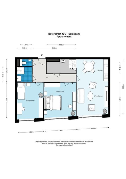 Boterstraat 42 G, Schiedam plattegrond-9