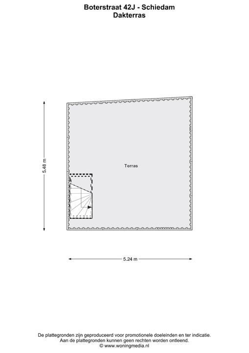 Boterstraat 42 J, Schiedam plattegrond-8